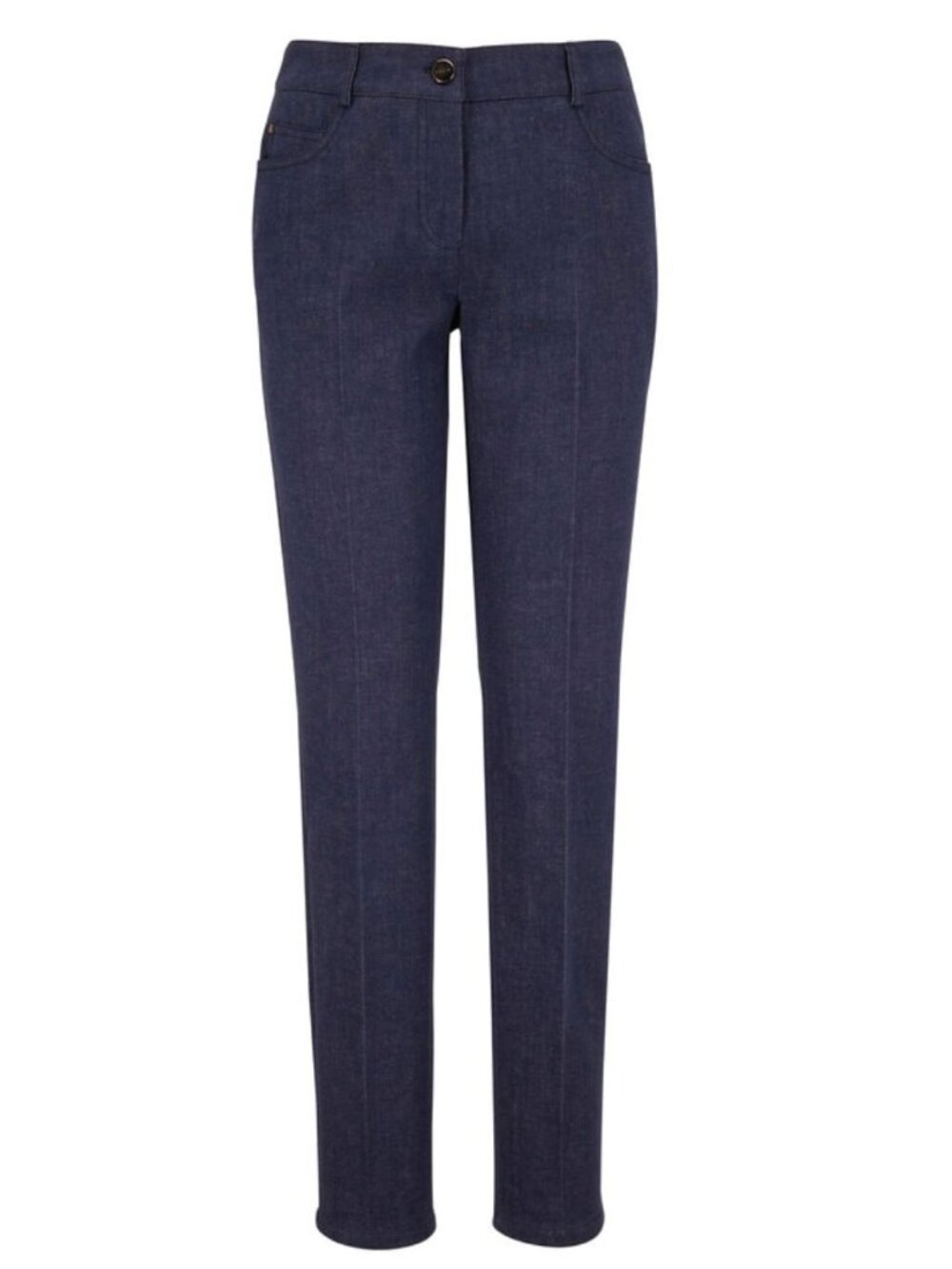 AKRIS PUNTO Magda Navy Blue Denim Jeans Pants Blue Size 6
